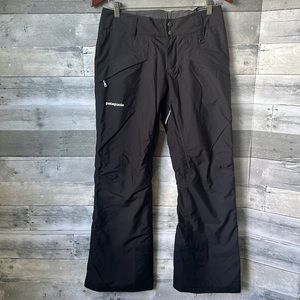 PATAGONIA BLACK INSULATED SNOW PANTS WOMENS SMALL
